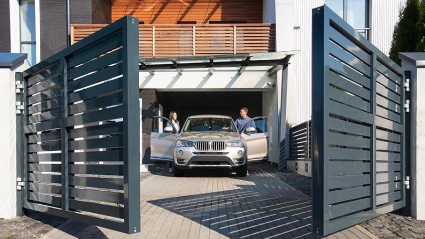 распашные ворота в Карачаевске