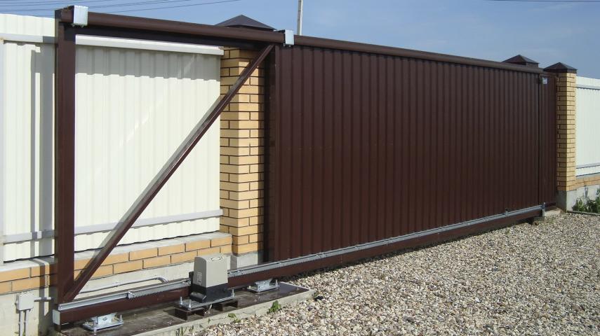 ворота из профлиста в Карачаевске